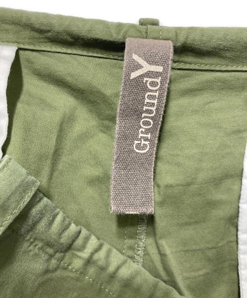 GROUND Y（グラウンドワイ）GROUND Y (グラウンドワイ) コットンミリタリーパンツ カーキ サイズ:1の古着・服飾アイテム