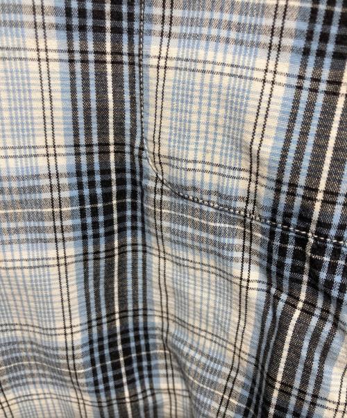 POLO RALPH LAUREN（ポロ・ラルフローレン）POLO RALPH LAUREN (ポロ・ラルフローレン) 開襟チェックシャツ ブルー サイズ:XLの古着・服飾アイテム