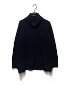 LACOSTEラコステ）の古着「ミドルゲージタートルネックニットセーター」｜ブラック