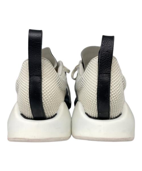 Y-3（ワイスリー）Y-3 (ワイスリー) ローカットスニーカー ホワイト×ブラック サイズ:23.5の古着・服飾アイテム