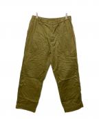 ISSEY MIYAKEイッセイミヤケ）の古着「ワイドイージーパンツ」｜カーキ
