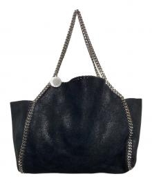 STELLA McCARTNEY（ステラマッカートニー）の古着「REVERSIBLE FALABELLA 2WAYハンドバッグ」｜ブラック