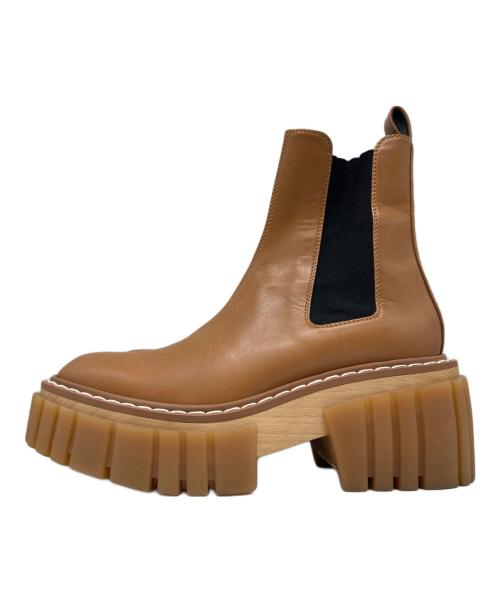 STELLA McCARTNEY（ステラマッカートニー）STELLA McCARTNEY (ステラマッカートニー) サイドゴアブーツ ブラウン サイズ:36の古着・服飾アイテム