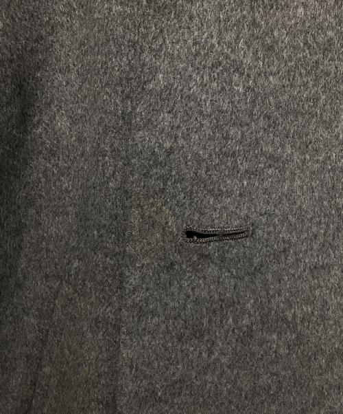 Burberry's（バーバリー）Burberry's (バーバリー) 金ボタンダブルフェイスチェックコート グレー サイズ:7ARの古着・服飾アイテム