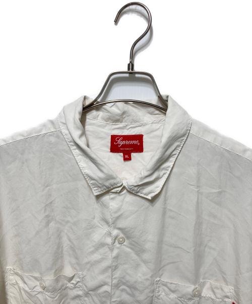 SUPREME（シュプリーム）SUPREME (シュプリーム) Silk S/S Work Shirt ホワイト サイズ:XLの古着・服飾アイテム