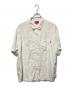 SUPREME（シュプリーム）の古着「Silk S/S Work Shirt」｜ホワイト