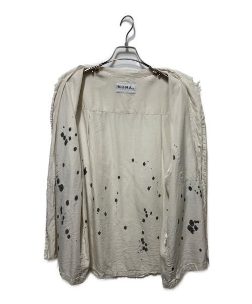 NOMA t.d.（ノーマティーディー）NOMA t.d. (ノーマティーディー) Hand Dyed Shirt/ハンドダイシャツ ホワイト サイズ:４の古着・服飾アイテム