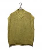 sacaiサカイ）の古着「WOOL KNIT VEST」｜イエロー