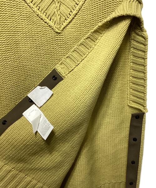 sacai（サカイ）sacai (サカイ) WOOL KNIT VEST イエロー サイズ:2の古着・服飾アイテム