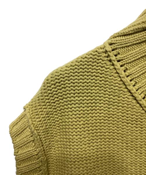 sacai（サカイ）sacai (サカイ) WOOL KNIT VEST イエロー サイズ:2の古着・服飾アイテム