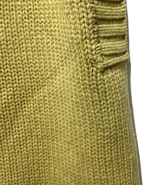 sacai（サカイ）sacai (サカイ) WOOL KNIT VEST イエロー サイズ:2の古着・服飾アイテム