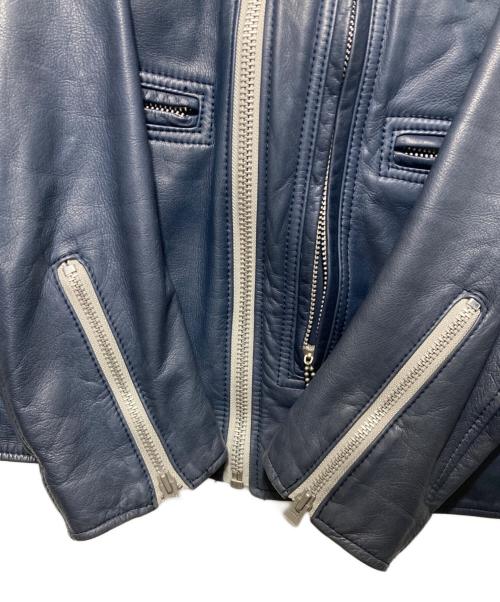 NEIGHBORHOOD（ネイバーフッド）NEIGHBORHOOD (ネイバーフッド) SELL OUT ライダースジャケット ブルー サイズ:Ｌの古着・服飾アイテム