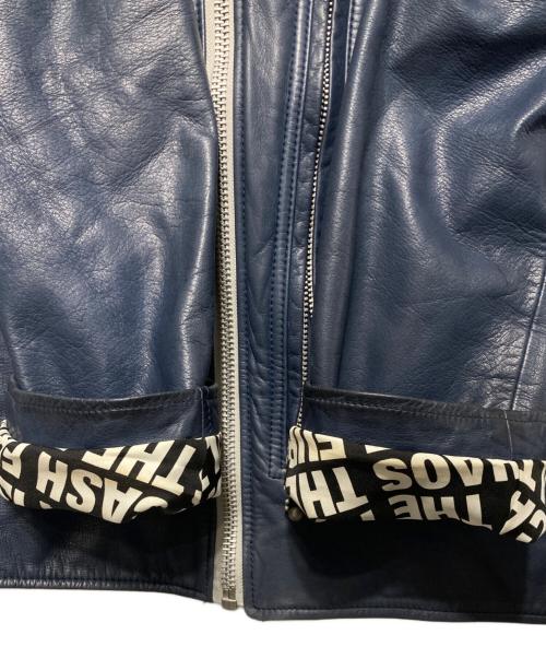 NEIGHBORHOOD（ネイバーフッド）NEIGHBORHOOD (ネイバーフッド) SELL OUT ライダースジャケット ブルー サイズ:Ｌの古着・服飾アイテム