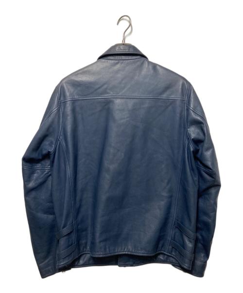 NEIGHBORHOOD（ネイバーフッド）NEIGHBORHOOD (ネイバーフッド) SELL OUT ライダースジャケット ブルー サイズ:Ｌの古着・服飾アイテム