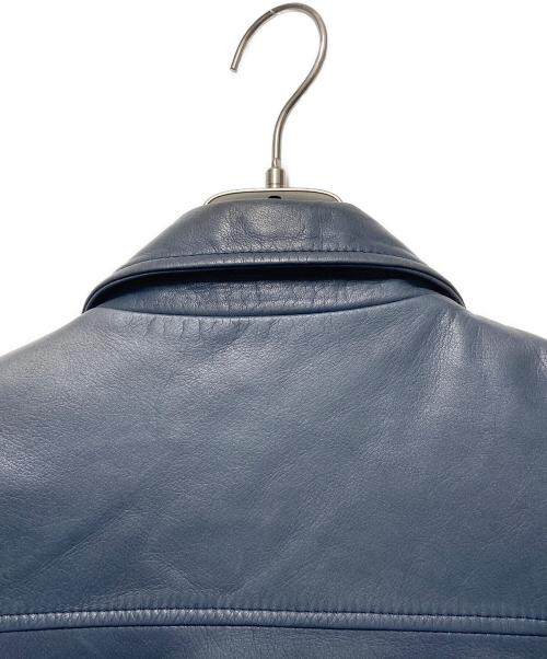 NEIGHBORHOOD（ネイバーフッド）NEIGHBORHOOD (ネイバーフッド) SELL OUT ライダースジャケット ブルー サイズ:Ｌの古着・服飾アイテム