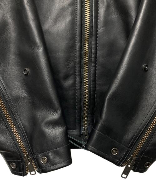 BY H（バイ エイチ）BY H (バイ エイチ) レザージャケット ブラック サイズ:freeの古着・服飾アイテム