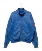 ）の古着「ジップアップスウェット」｜ブルー