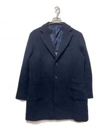 BROOKS BROTHERS（ブルックスブラザーズ）の古着「ウールチェスターコート」｜ネイビー