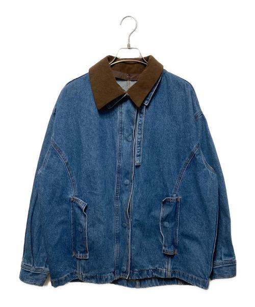 KBF（ケービーエフ）KBF (ケービーエフ) 2WAYカラーデニムブルゾン インディゴ サイズ:freeの古着・服飾アイテム