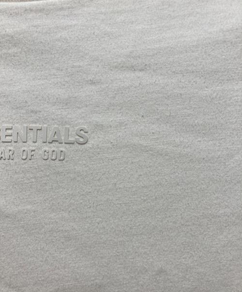FOG ESSENTIALS（フィアオブゴッド エッセンシャル）FOG ESSENTIALS (フィアオブゴッド エッセンシャル) Rubber Logo S/S Tee ホワイト サイズ:Mの古着・服飾アイテム