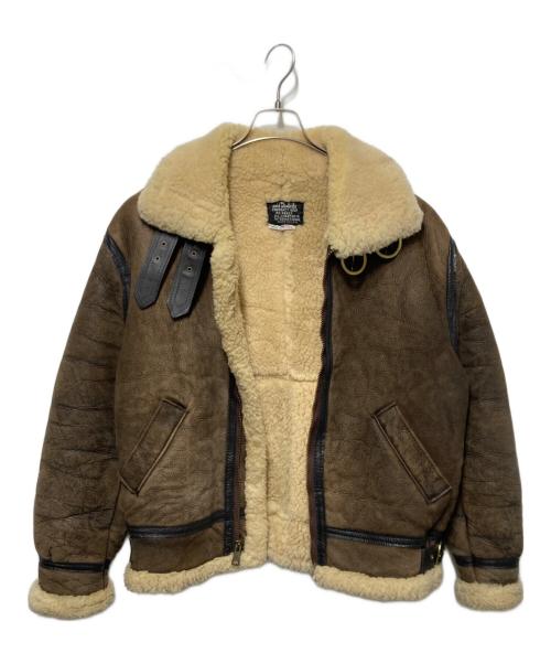 US SHEEPSKIN（USシープスキン）US SHEEPSKIN (USシープスキン) B-3ムートンジャケット ブラウン サイズ:42の古着・服飾アイテム
