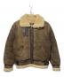 US SHEEPSKIN（USシープスキン）の古着「B-3ムートンジャケット」｜ブラウン