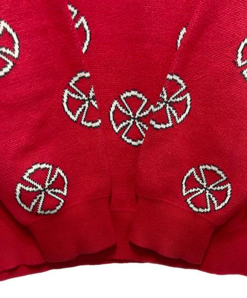 SUPREME（シュプリーム）SUPREME (シュプリーム) INDEPENDENT (インディペンデント) Crosses Sweater レッド サイズ:XLの古着・服飾アイテム