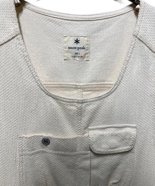 Snow peak（スノーピーク）Snow peak (スノーピーク) 柔道オックスベスト アイボリー サイズ:2の古着・服飾アイテム