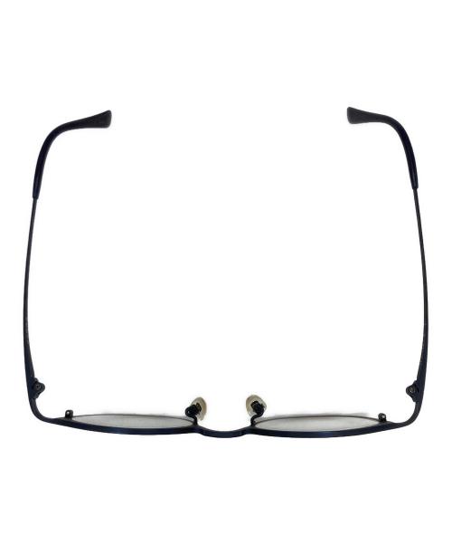 白山眼鏡店（ハクサンガンキョウテン）白山眼鏡店 (ハクサンガンキョウテン) 伊達眼鏡 ネイビーの古着・服飾アイテム