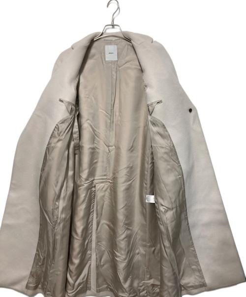 ebure（エブール）EBURE (エブール) ウールボンディングチェスターコート ベージュ サイズ:36の古着・服飾アイテム