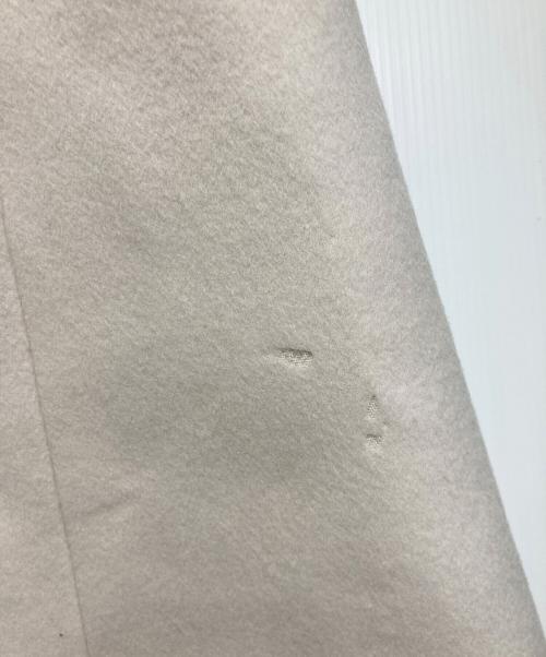 ebure（エブール）EBURE (エブール) ウールボンディングチェスターコート ベージュ サイズ:36の古着・服飾アイテム