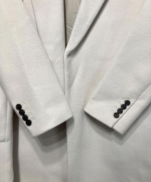 ebure（エブール）EBURE (エブール) ウールボンディングチェスターコート ベージュ サイズ:36の古着・服飾アイテム