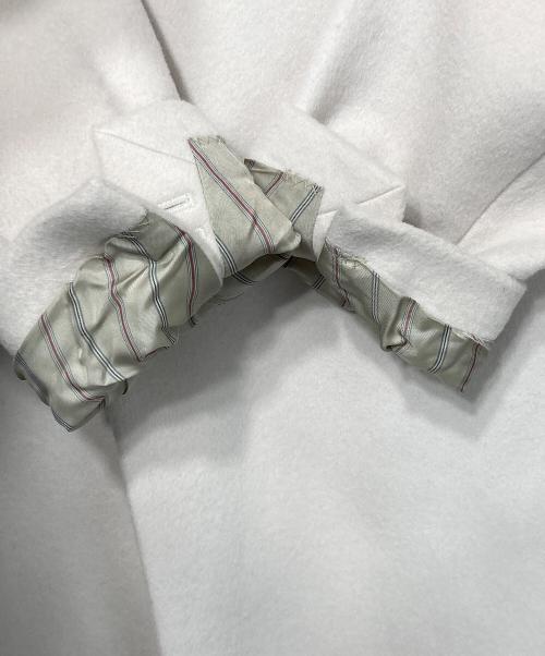 ebure（エブール）EBURE (エブール) ウールボンディングチェスターコート ベージュ サイズ:36の古着・服飾アイテム