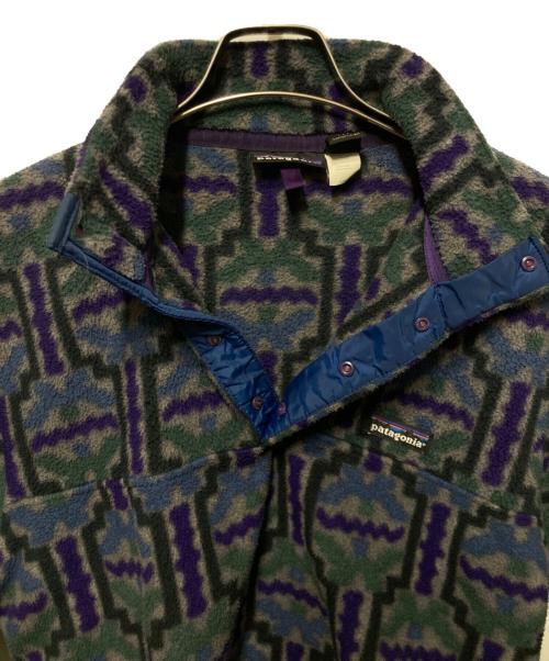 Patagonia（パタゴニア）Patagonia (パタゴニア) 90’S テウェルチェ柄シンチラスナップT マルチカラー サイズ:XSの古着・服飾アイテム