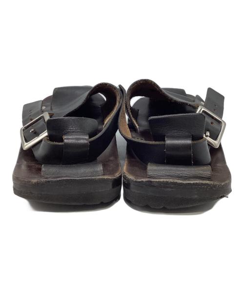 JUTTA NEUMANN（ユッタニューマン）JUTTA NEUMANN (ユッタニューマン) JEFF レザーサンダル ブラック サイズ:D8の古着・服飾アイテム