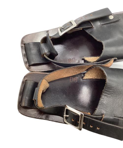 JUTTA NEUMANN（ユッタニューマン）JUTTA NEUMANN (ユッタニューマン) JEFF レザーサンダル ブラック サイズ:D8の古着・服飾アイテム