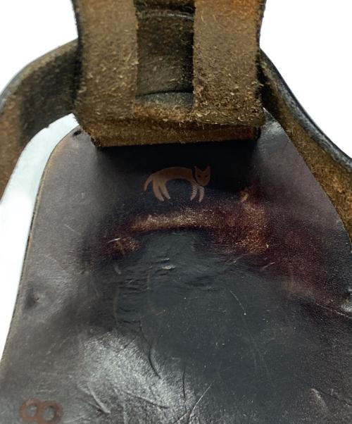 JUTTA NEUMANN（ユッタニューマン）JUTTA NEUMANN (ユッタニューマン) JEFF レザーサンダル ブラック サイズ:D8の古着・服飾アイテム