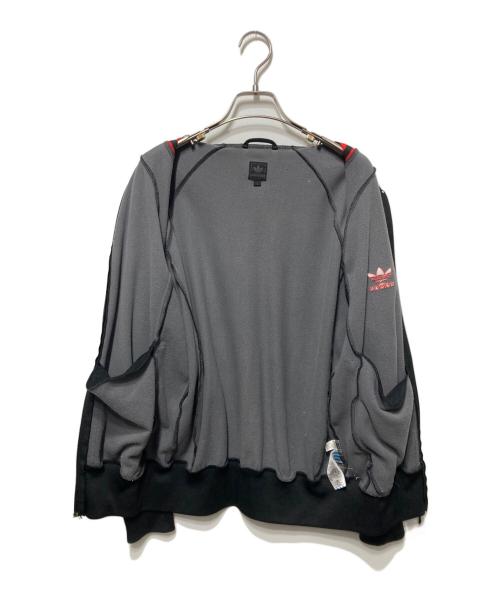 adidas（アディダス）adidas (アディダス) トラックジャケット レッド×ブラック サイズ:Lの古着・服飾アイテム
