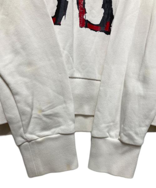 MONCLER（モンクレール）MONCLER (モンクレール) ロゴスウェット ホワイト サイズ:Ｓの古着・服飾アイテム