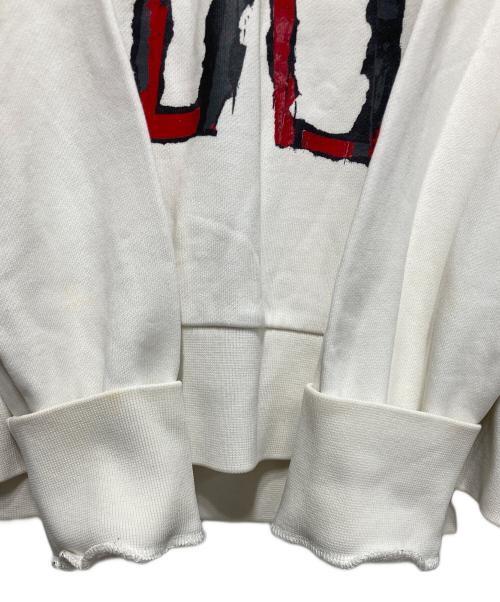 MONCLER（モンクレール）MONCLER (モンクレール) ロゴスウェット ホワイト サイズ:Ｓの古着・服飾アイテム