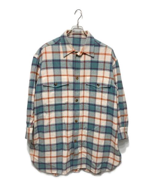 URU（ウル）URU (ウル) LONG SLEEVE SHIRTS ブルー サイズ:1の古着・服飾アイテム