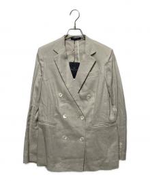 Aquascutum（アクアスキュータム）の古着「ダブルブレストジャケット」｜ベージュ