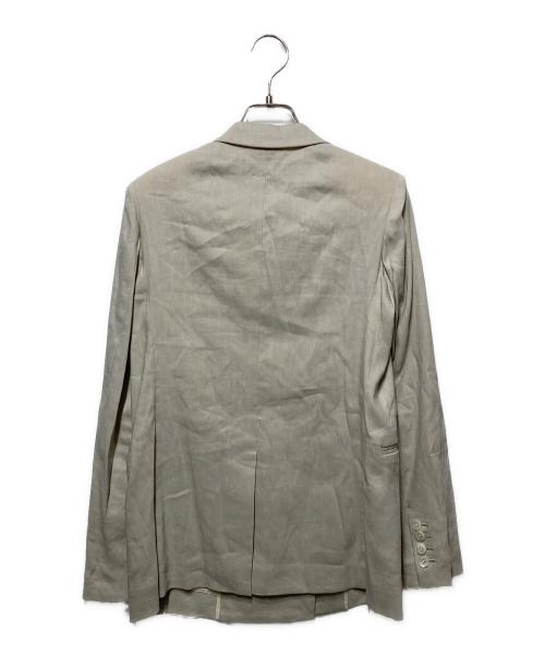 Aquascutum（アクアスキュータム）Aquascutum (アクアスキュータム) ダブルブレストジャケット ベージュ サイズ:6の古着・服飾アイテム