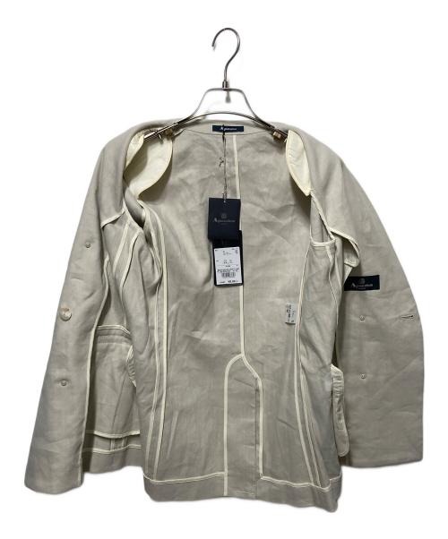 Aquascutum（アクアスキュータム）Aquascutum (アクアスキュータム) ダブルブレストジャケット ベージュ サイズ:6の古着・服飾アイテム