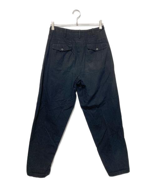 Y's for men（ワイズフォーメン）Y's for men (ワイズフォーメン) テーパードストライプパンツ ブラック サイズ:Mの古着・服飾アイテム