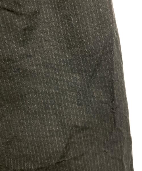 Y's for men（ワイズフォーメン）Y's for men (ワイズフォーメン) テーパードストライプパンツ ブラック サイズ:Mの古着・服飾アイテム