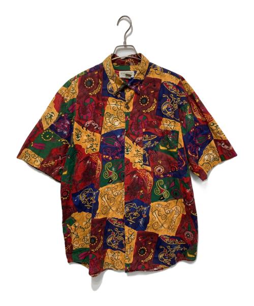 BANANA REPUBLIC（バナナリパブリック）BANANA REPUBLIC (バナナリパブリック) 90’S 総柄シャツ マルチカラー サイズ:Ｍの古着・服飾アイテム
