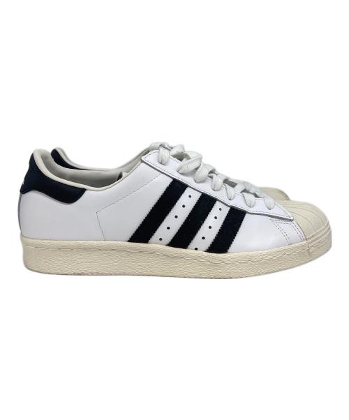 adidas（アディダス）adidas (アディダス) スニーカー ホワイト×ブラック サイズ:27の古着・服飾アイテム