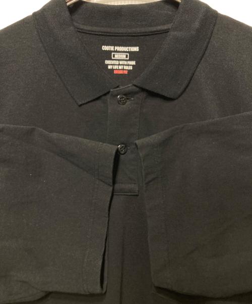 COOTIE PRODUCTIONS（クーティープロダクツ）COOTIE PRODUCTIONS (クーティープロダクツ) ポロシャツ ブラック サイズ:Ｍの古着・服飾アイテム