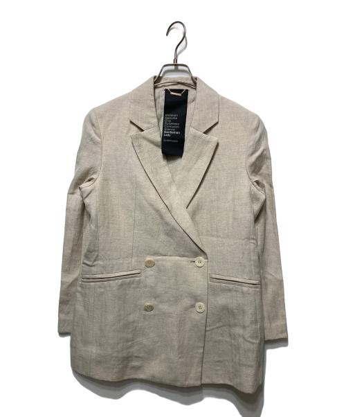 CHAOS（カオス）CHAOS (カオス) ウールリネンヘリンボーンセットアップ アイボリー サイズ:ジャケットFree/ボトム38の古着・服飾アイテム